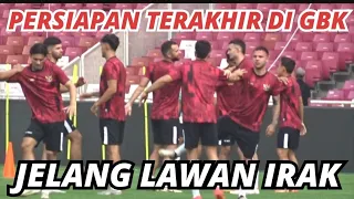 VERDONK IKUT LATIHAN! PERSIAPAN TERAKHIR TIMNAS INDONESIA JELANG LAWAN IRAK DI GBK