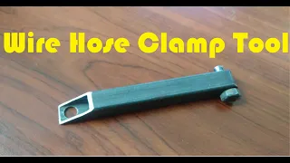 Home Made Wire Binder / hose clamp Tool (Quick and cheap) DIY