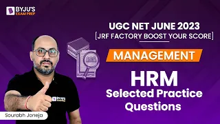 UGC NET June 2023 | UGC NET Management | HRM Important Questions | Sourabh Sir