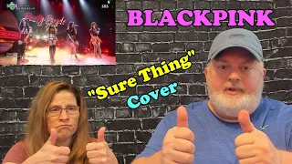 Reaction to BLACKPINK "Sure Thing" Cover