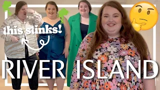 THIS STUFF STINKS! | river island sale plus size fashion clothing haul & try on | 2024