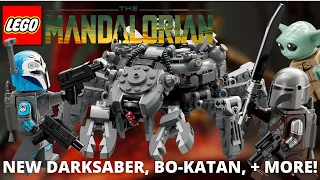 New LEGO Mandalorian August 2023 Set Revealed: Darksaber Mold, Bo-Katan, Spider Mech, and MORE!