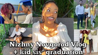 NIZHNY NOVGOROD, RUSSIA VLOG + KID SIS’ GRADUATION || LIFE WITH QUEEENAAY