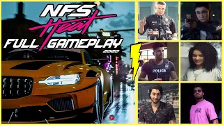 Need For Speed : Heat | Full Gameplay Movie | Hard Difficulty | Play Overall