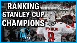 Ranking Stanley Cup Champions from the past 25 years