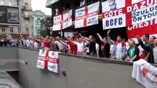England Fans singing "You're shit but your birds are fit", to Sweden fans at Euro 2012.