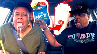 Replacing my Fiancee MILKSHAKE With Real MAYONNAISE Prank! *Hilarious Reaction*