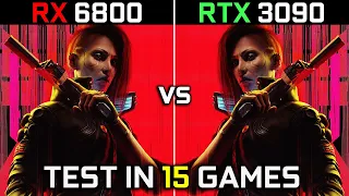 RX 6800 vs RTX 3090 | Test in 15 Games At 4K | The Ultimate Comparison! 🔥 | 2023