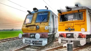 [25 in 1] Amazing Multicolored Different Model EMU Local Trains Of EASTERNRAILWAY