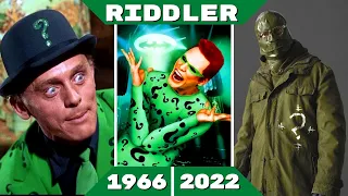 Evolution of The Riddler 1966-2022 ( Paul Dano, The Batman, Robert Pattinson)