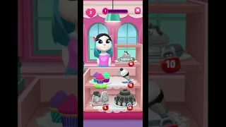 My Talking Angela 2 -  Making Cakes 🍧 #Shorts