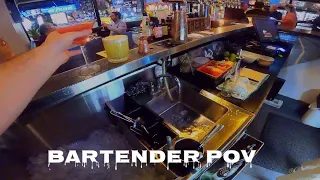 Wealthy Bartender pov: Full Busy Duel Bartending $hift !