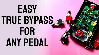 Learn Simple Method To Wire True Bypass In Any Guitar Pedal - DIY Guide (EASY)