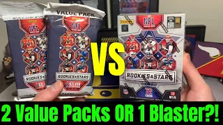 2023 Rookies & Stars Football Blaster Box VS Two Value Packs! Which is Better Bang For Your Buck?!