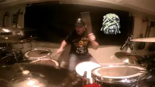 Wrathchild - Iron Maiden - Drum Cover - by Rick Taiano