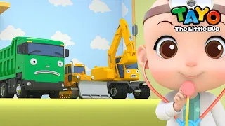 Doctor Checkup Song l Tayo Heavy Vehicles Song l Healthy Habits for Kids l Baby Tayo Kids Songs
