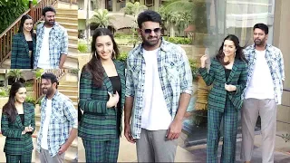 Shraddha-Prabhas Look so CUTE Like They were made for Each Other Moments @SaahoMovieEvent