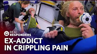 Ex-Drug Addict Cries From A Mysterious Pain In His Leg | Inside The Ambulance | Real Responders