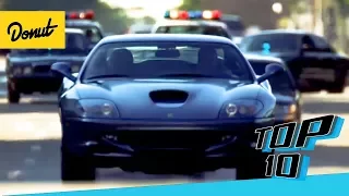 Top 10 Best Car Chases from the 00's | Donut Media