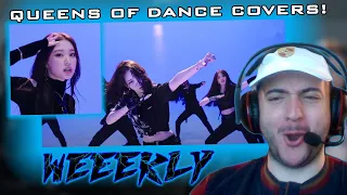DAILEEE REACTION to WEEEKLY(위클리) Cover Dance Medley COUNTDANCE | IZ*ONE BTS SEVENTEEN NCT ATEEZ