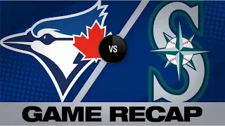 Moore homers, Gonzales dazzles in 14th win | Blue Jays-Mariners Game Highlights 8/25/19