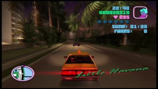 Worst taxi driver in Vice City
