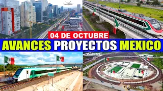 ASI AVANZAN Y TOMAN FORMA LAS MEGA OBRAS DE MEXICO PARQUE DE TEXCOCO, TREN MAYA, TREN EL INSURGENTE