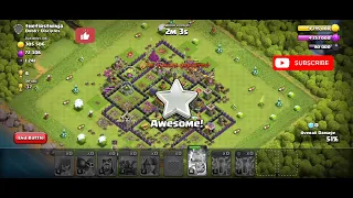 #coc# attacking fully th7 max base with pikka and valkire#coc