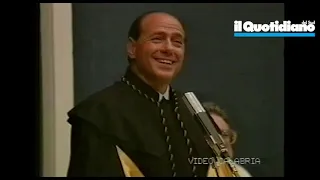 Anno 1991, laurea honoris causa dell'Unical a Silvio Berlusconi: la lectio dell'imprenditore