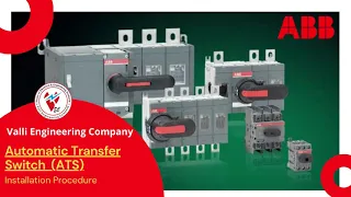 ABB Automatic Transfer Switch ( ATS) Installation Procedure