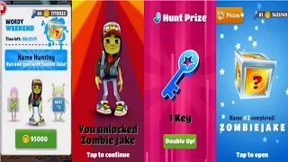 Subway Surfers: Transylvania (Worry Weekend "Zombie Jake") Game Play On IPad