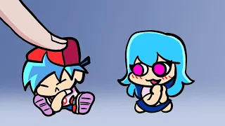 Anime Chibi Fnf vs Finger || Friday Night Funkin' Animation || BF and Sky x GF