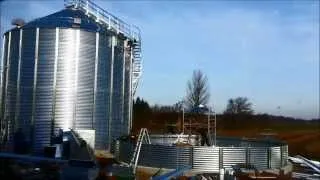 Efficient grain silo installation by Inter-Silo team in 2014