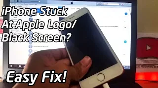 How To Fix iPhone Stuck At Apple Logo/Black Screen (DFU Technique 2021)