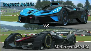 Real Racing 3: Bugatti Bolide vs McLaren MP4-X Drag Race || Lap Time || Acceleration