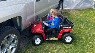 Power Wheels rubber tires upgrade