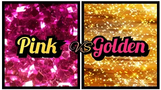 Pink 💖 vs Golden 💛 dress👗/nails 💅/ heels 🩰/cake 🎂 etc...