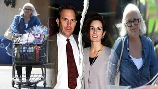 Kevin Costner's first wife Cindy Silva seen grabbing groceries almost THREE DECADES after her marri