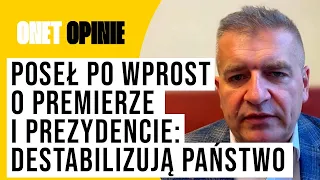 Ustawa wiatrakowa wstrzymana. Poseł PO wprost o premierze i prezydencie: destabilizują państwo