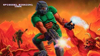 Doom (1993) 100% Walkthrough Episode1 Mission1!