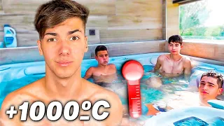 EL ULTIMO YOUTUBER en SALIR del JACUZZI de LUJO GANA 1000€...