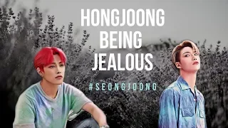 Ateez : Hongjoong's jealousy part 1 #Seongjoong | collab with seongjoong squish