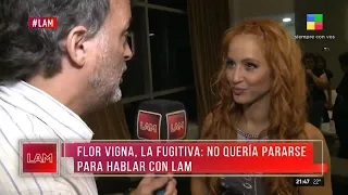 ¿Flor Vigna tiene un problema con LAM?