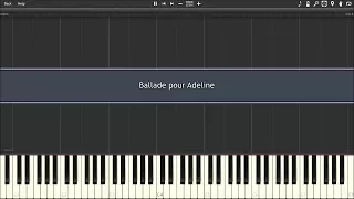 Ballade pour Adeline (synthesia) + Midi & Sheet Music