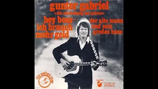 Gunter Gabriel - Der alte Mann und sein großes Haus