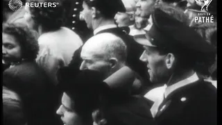 NETHERLANS / ROYAL: Dutch Queen Juliana opens Parliament (1950)