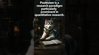 What is positivism?  #researchmethods #research #shorts #shortvideo #learning #philosophy