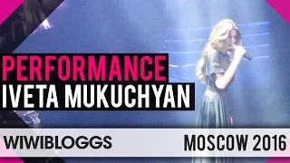 Iveta Mukuchyan "LoveWave" LIVE @ Russian Eurovision Pre-Party (Armenia) | wiwibloggs