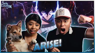 ARISE! ALL HAIL SUNG JIN WOO! Solo Leveling Episode 12 Reaction