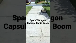 SpaceX capsule sonic boom recorded on my Wyzecam 3